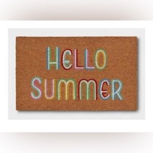 Firm Price “HELLO SUMMER” Sun Squad Outdoor Welcome Doormat 18”x30”